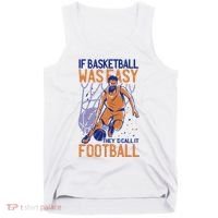If Baseball Was Easy They'd Call It Football Funny Tank Top thumb 0