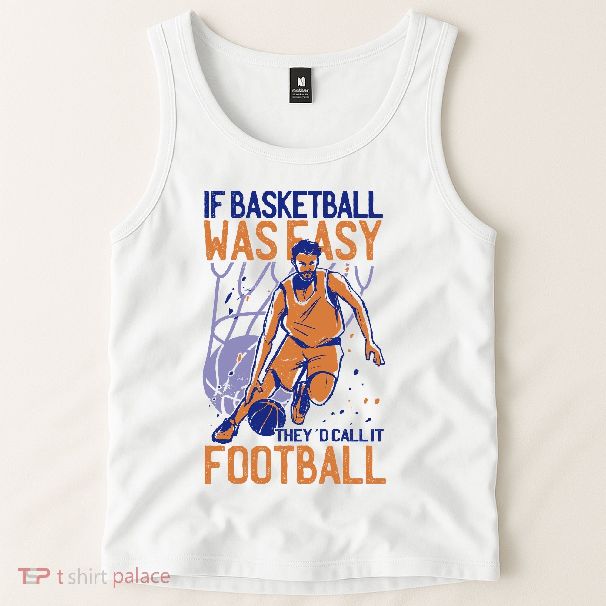 If Baseball Was Easy They'd Call It Football Funny Tank Top