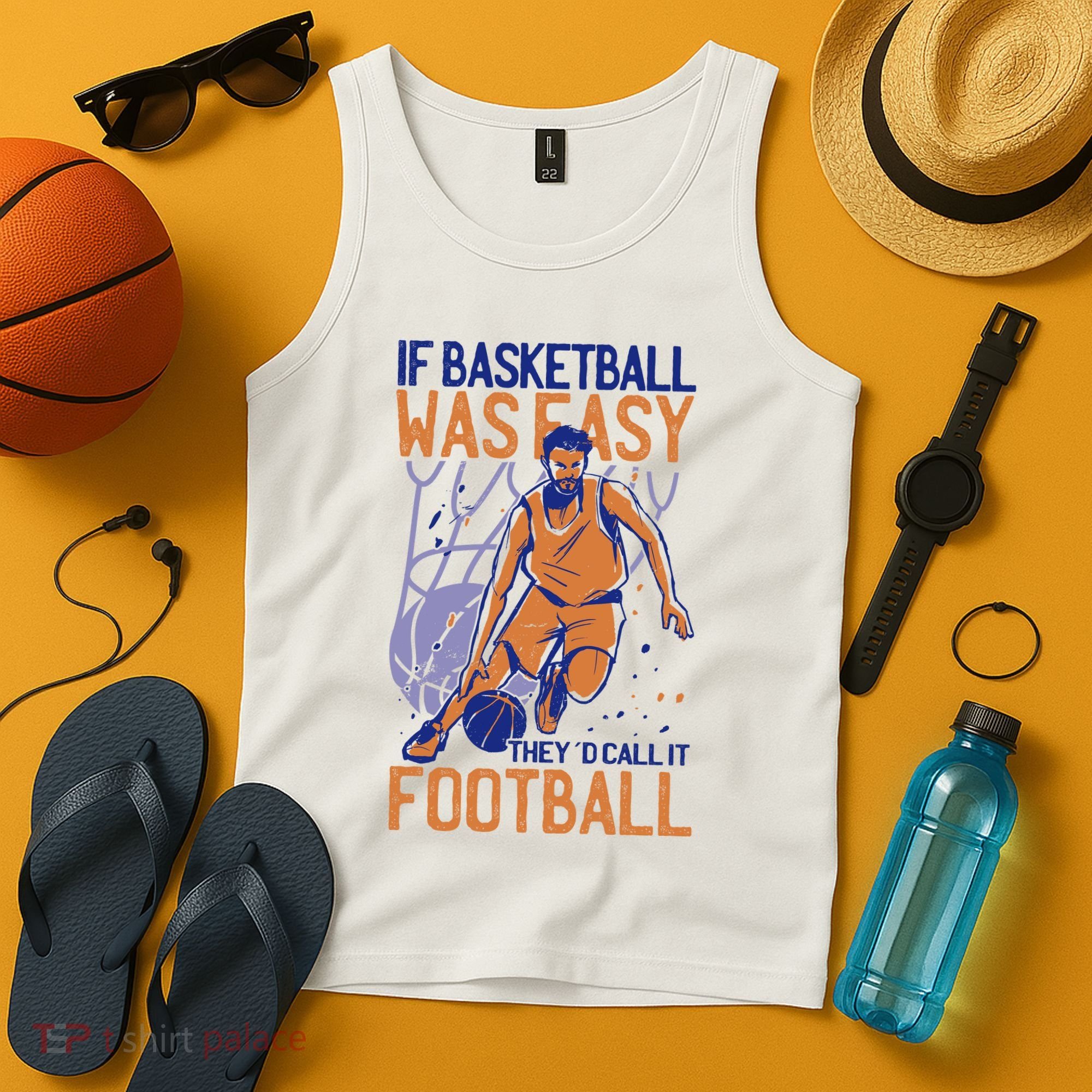 If Baseball Was Easy They'd Call It Football Funny Tank Top