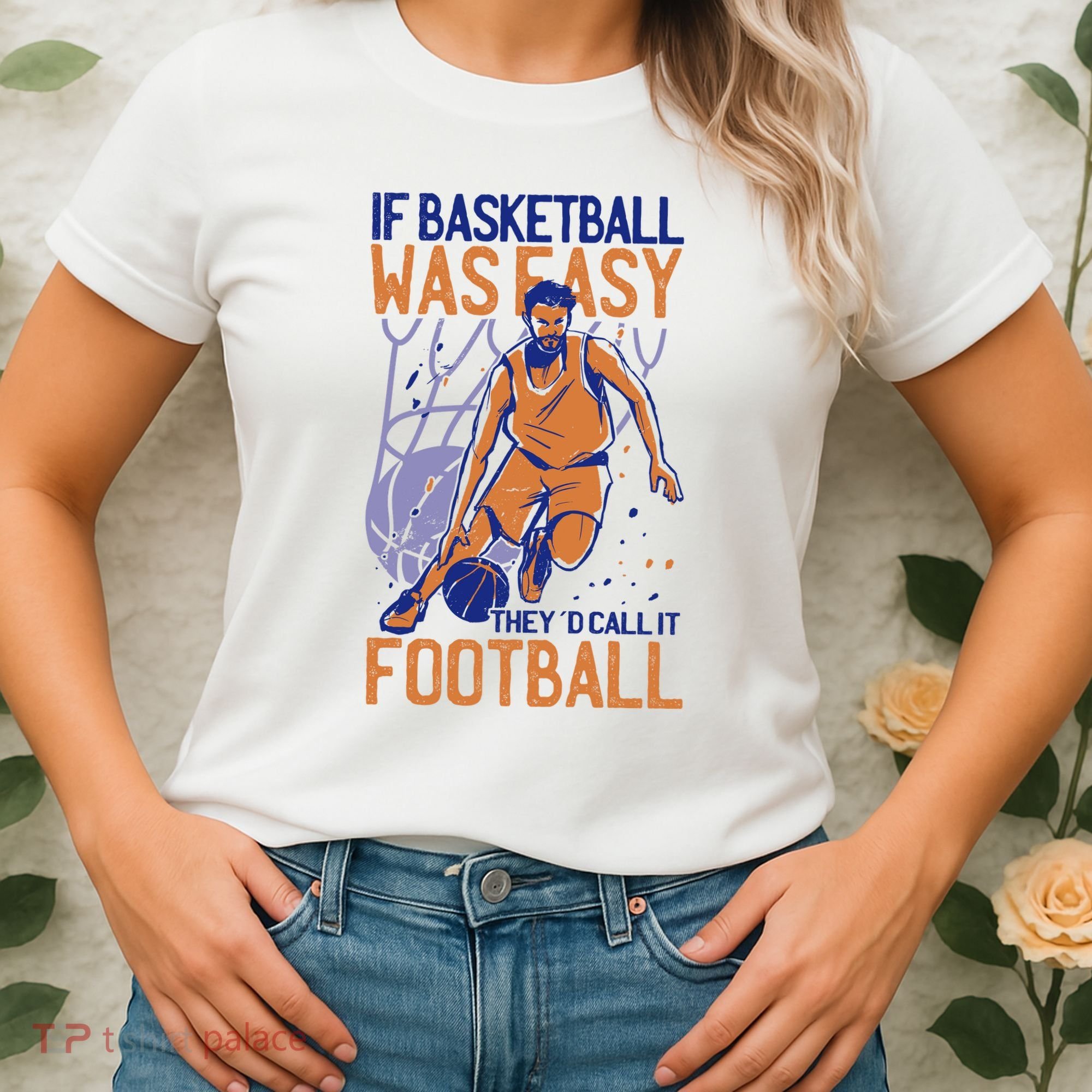 If Baseball Was Easy They'd Call It Football Funny Women's T-Shirt
