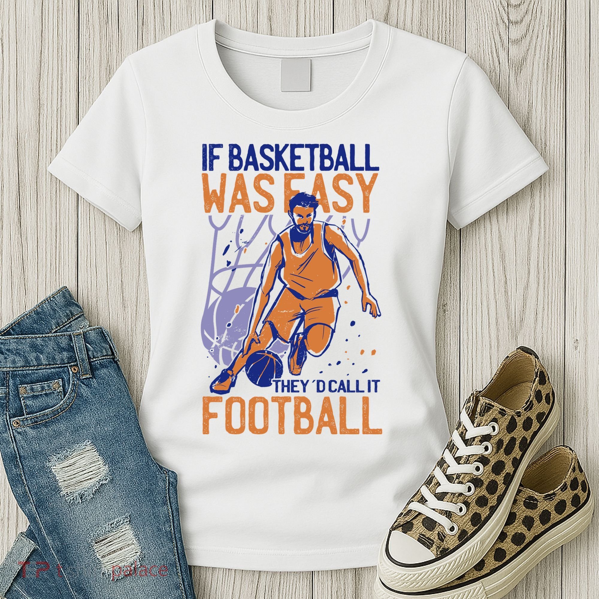 If Baseball Was Easy They'd Call It Football Funny Women's T-Shirt