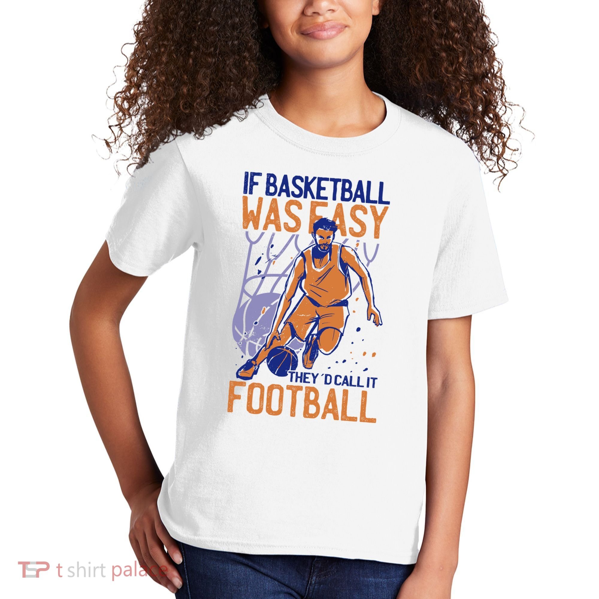 If Baseball Was Easy They'd Call It Football Funny Kids T-Shirt