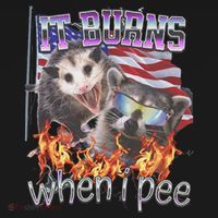 It Burns When I Pee Possum Raccoon Funny Backpack thumb 2