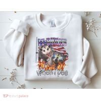 It Burns When I Pee Possum Raccoon Funny Sweatshirt thumb 2