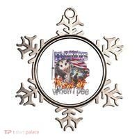 It Burns When I Pee Possum Raccoon Funny Ornament thumb 0