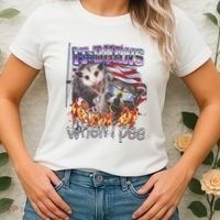 It Burns When I Pee Possum Raccoon Funny Women's T-Shirt thumb 2