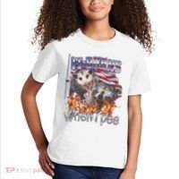 It Burns When I Pee Possum Raccoon Funny Kids T-Shirt thumb 2