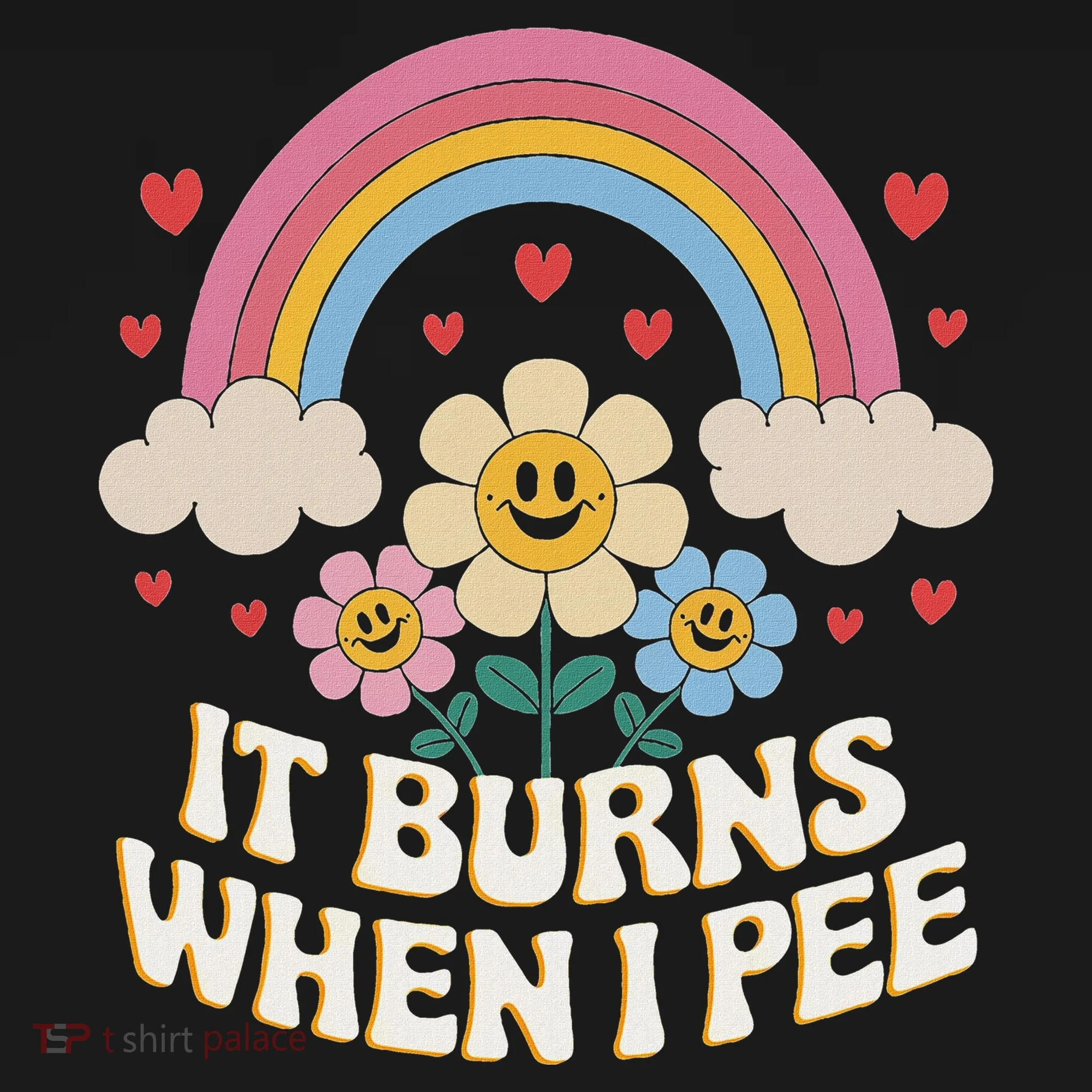 It Burns When I Pee Funny Sarcastic Ironic Inappropriate Button