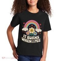 It Burns When I Pee Funny Sarcastic Ironic Inappropriate Kids T-Shirt thumb 2
