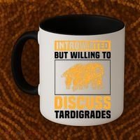 Introverted But Willing To Discuss Tardigrades Coffee Mug thumb 2