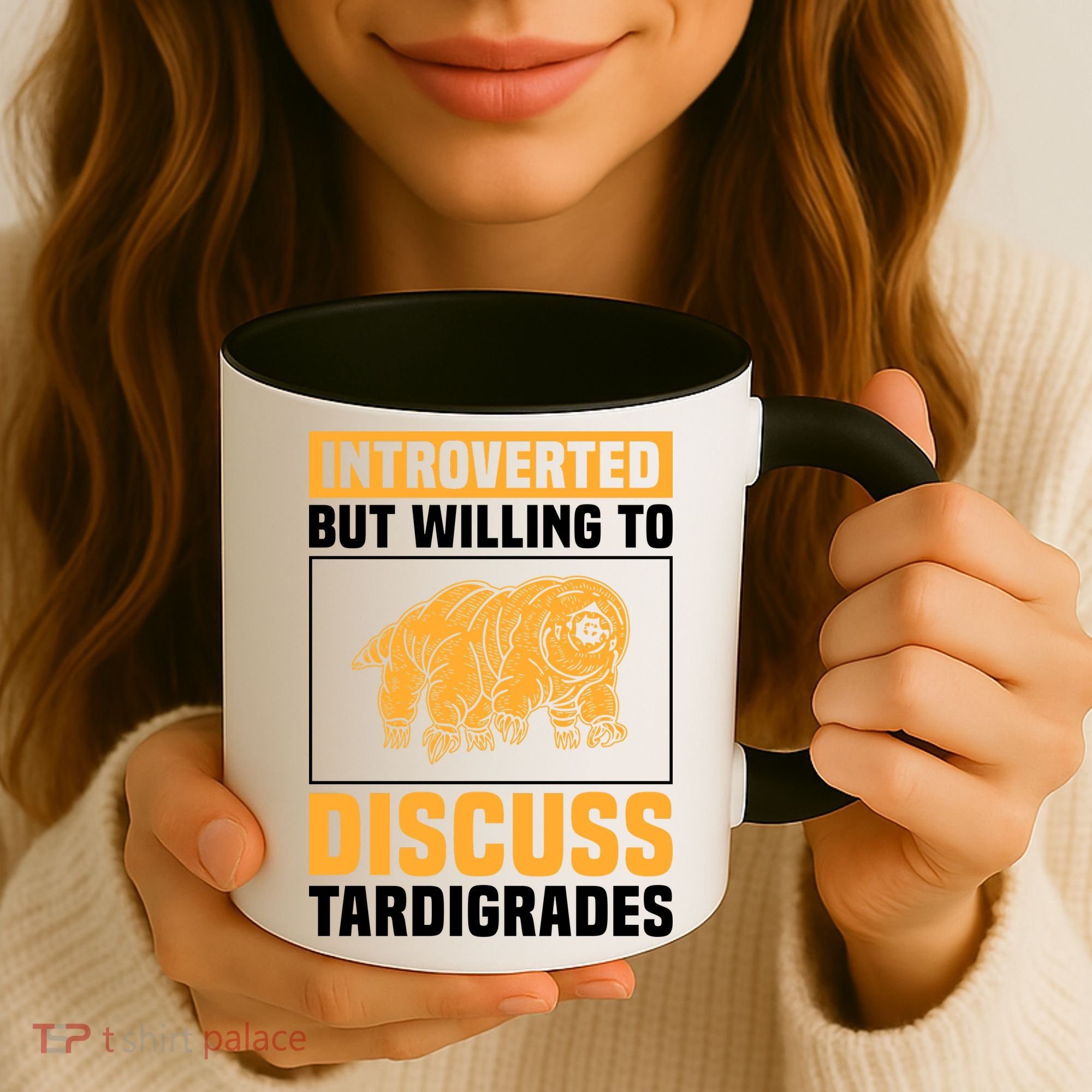 Introverted But Willing To Discuss Tardigrades Coffee Mug