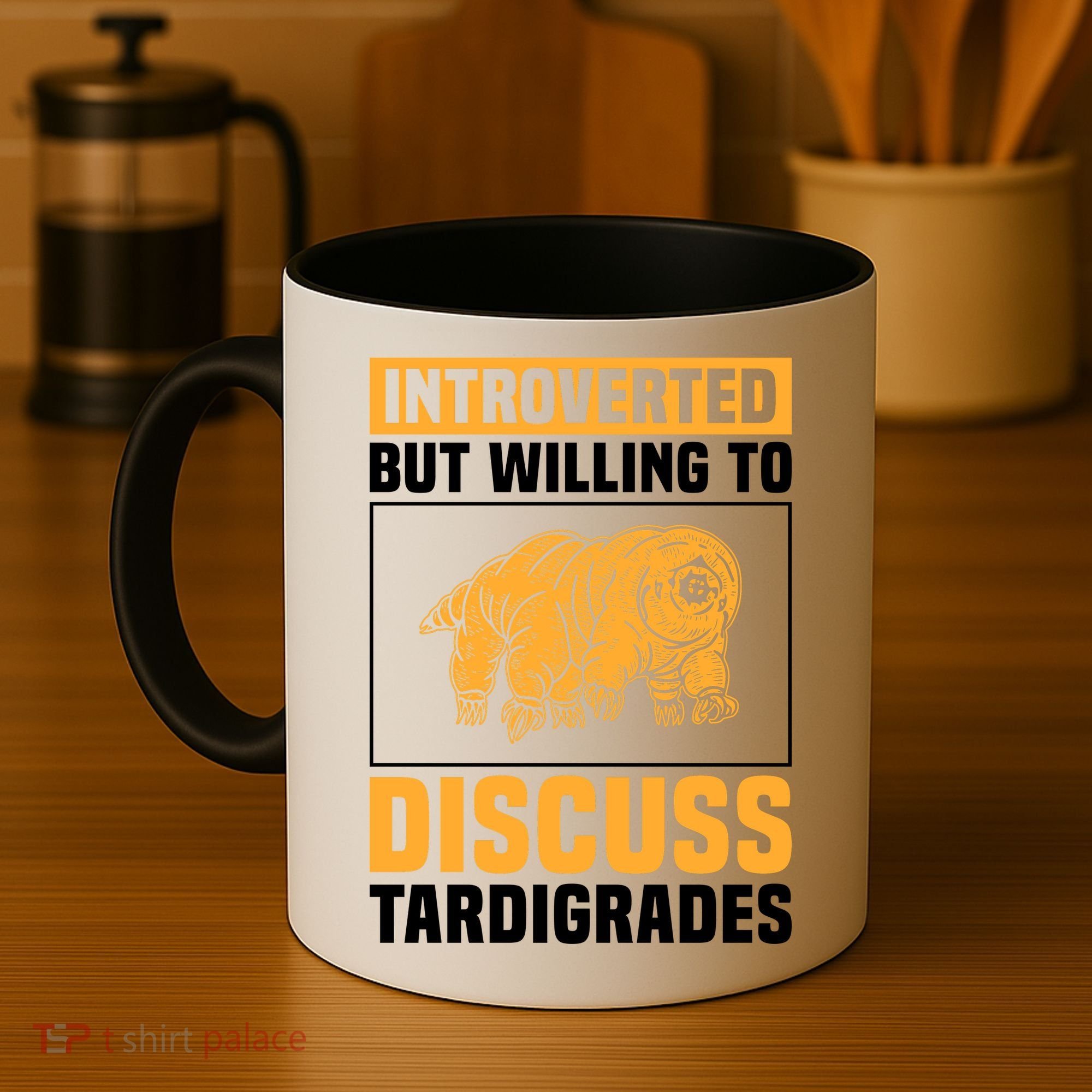 Introverted But Willing To Discuss Tardigrades Coffee Mug