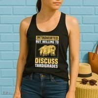 Introverted But Willing To Discuss Tardigrades Women's Tank Top thumb 2