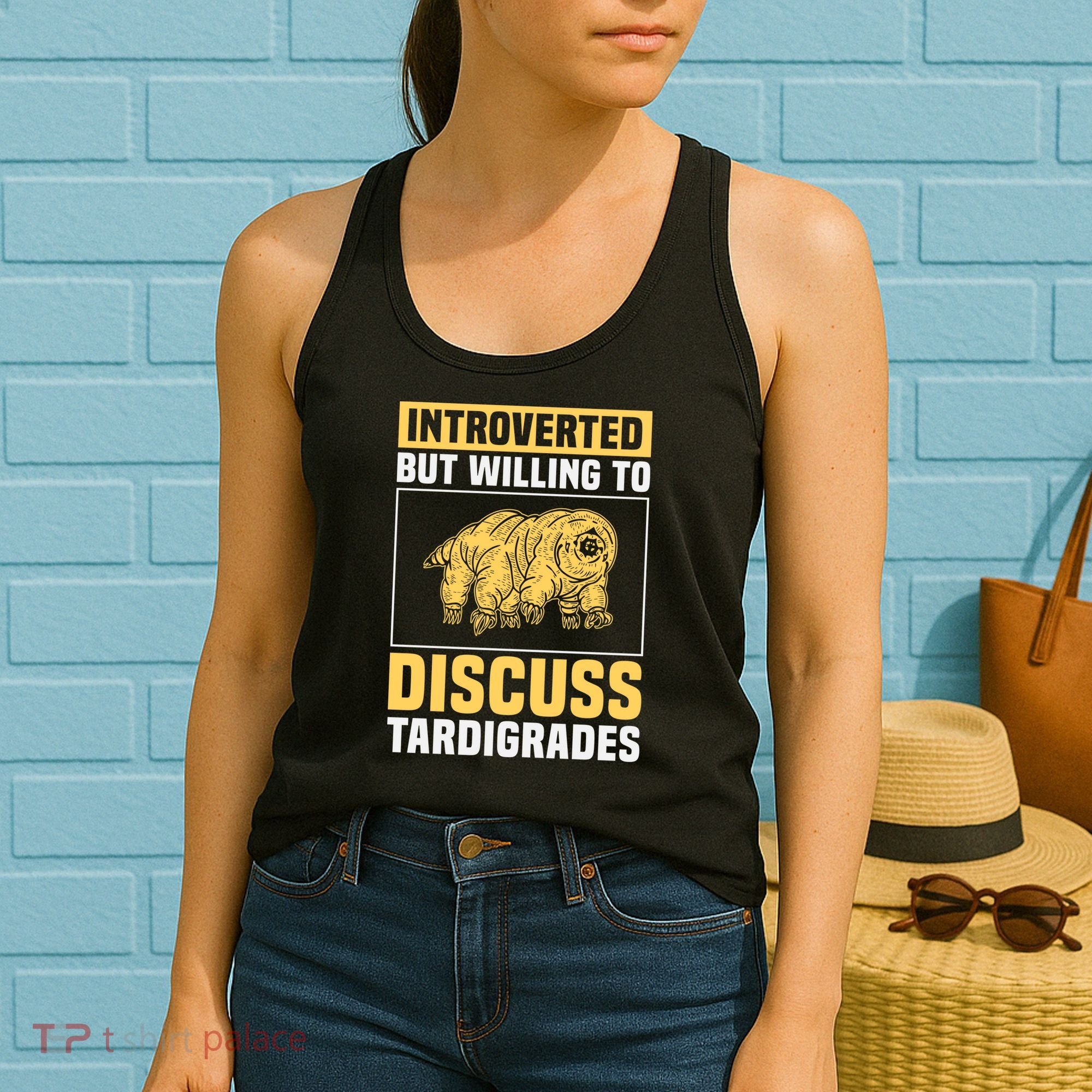 Introverted But Willing To Discuss Tardigrades Women's Tank Top