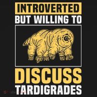 Introverted But Willing To Discuss Tardigrades Toddler Hoodie thumb 2