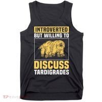 Introverted But Willing To Discuss Tardigrades Tank Top thumb 0