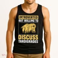 Introverted But Willing To Discuss Tardigrades Tank Top thumb 3