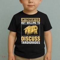 Introverted But Willing To Discuss Tardigrades Toddler T-Shirt thumb 2