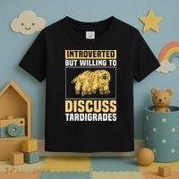 Introverted But Willing To Discuss Tardigrades Toddler T-Shirt thumb 3