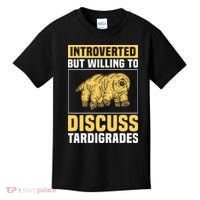 Introverted But Willing To Discuss Tardigrades Kids T-Shirt thumb 0
