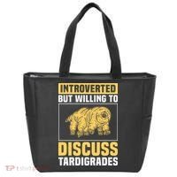 Introverted But Willing To Discuss Tardigrades Tote Bag thumb 0