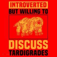 Introverted But Willing To Discuss Tardigrades Santa Hat thumb 1
