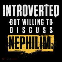 Introverted But Willing To Discuss Nephilim Introvert Quote Gift Coffee Mug thumb 5