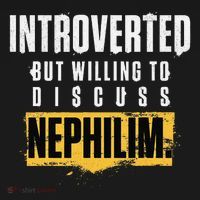 Introverted But Willing To Discuss Nephilim Introvert Quote Gift Women's Hoodie thumb 2