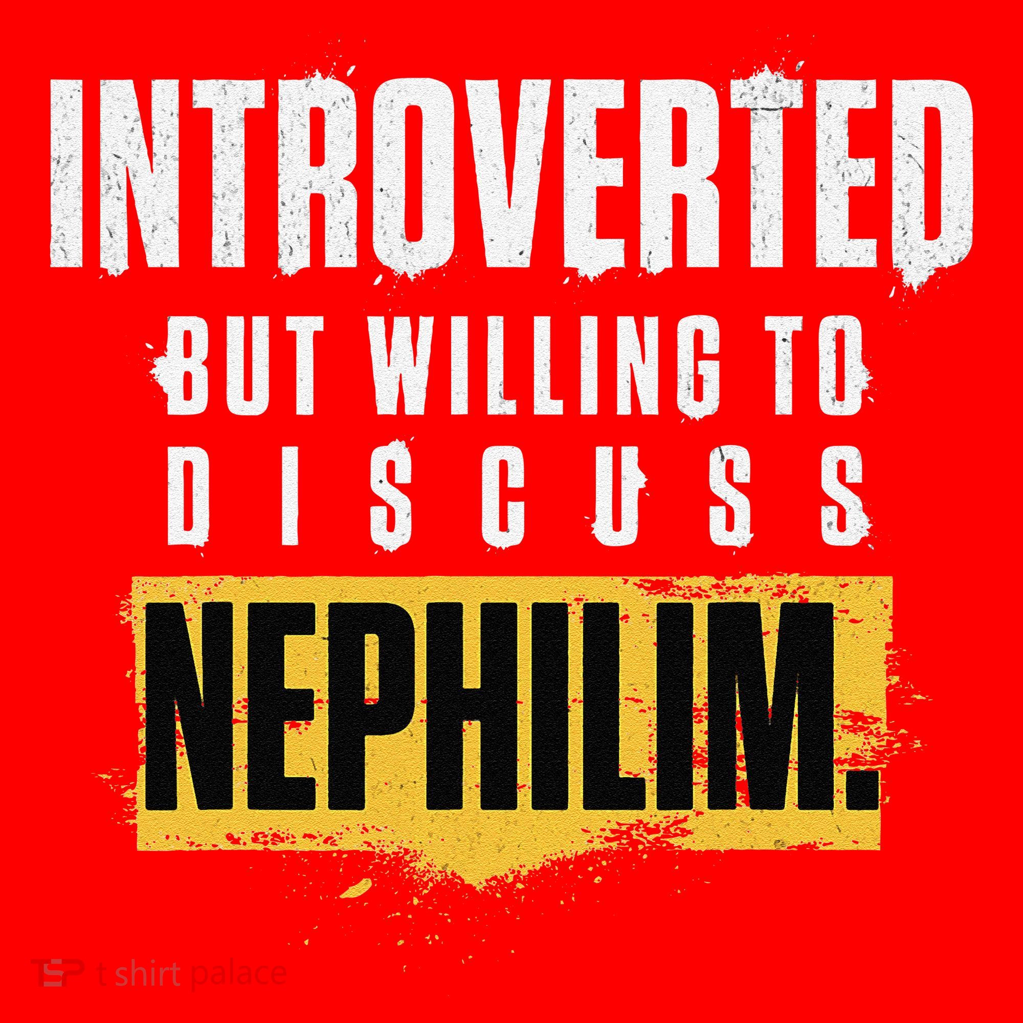Introverted But Willing To Discuss Nephilim Introvert Quote Gift Santa Hat