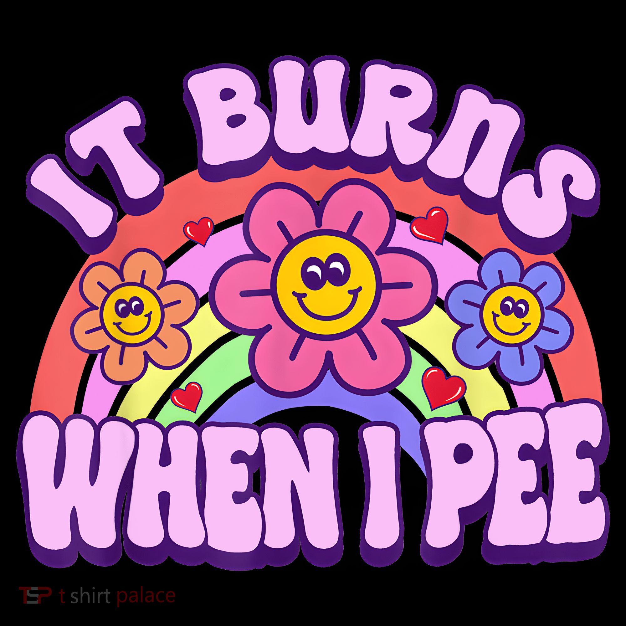 It Burns When I Pee Funny Sarcastic Ironic Inappropriate Mousepad