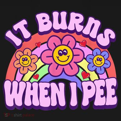 It Burns When I Pee Funny Sarcastic Ironic Inappropriate Wool Snapback Cap