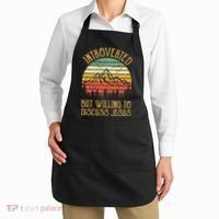 Introverted But Willing To Discuss Jesus Christian Apron thumb 2