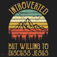 Introverted But Willing To Discuss Jesus Christian Beanie thumb 2