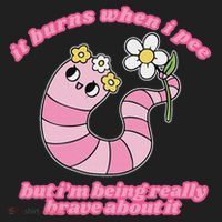 It Burns When I Pee But I'm Being Really Brave About It Women's Sweatshirt thumb 2