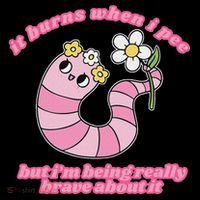 It Burns When I Pee But I'm Being Really Brave About It Women's Hoodie thumb 2