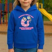 It Burns When I Pee But I'm Being Really Brave About It Kids Hoodie thumb 3