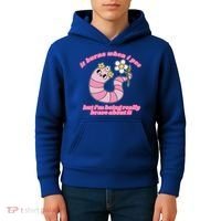 It Burns When I Pee But I'm Being Really Brave About It Kids Hoodie thumb 4
