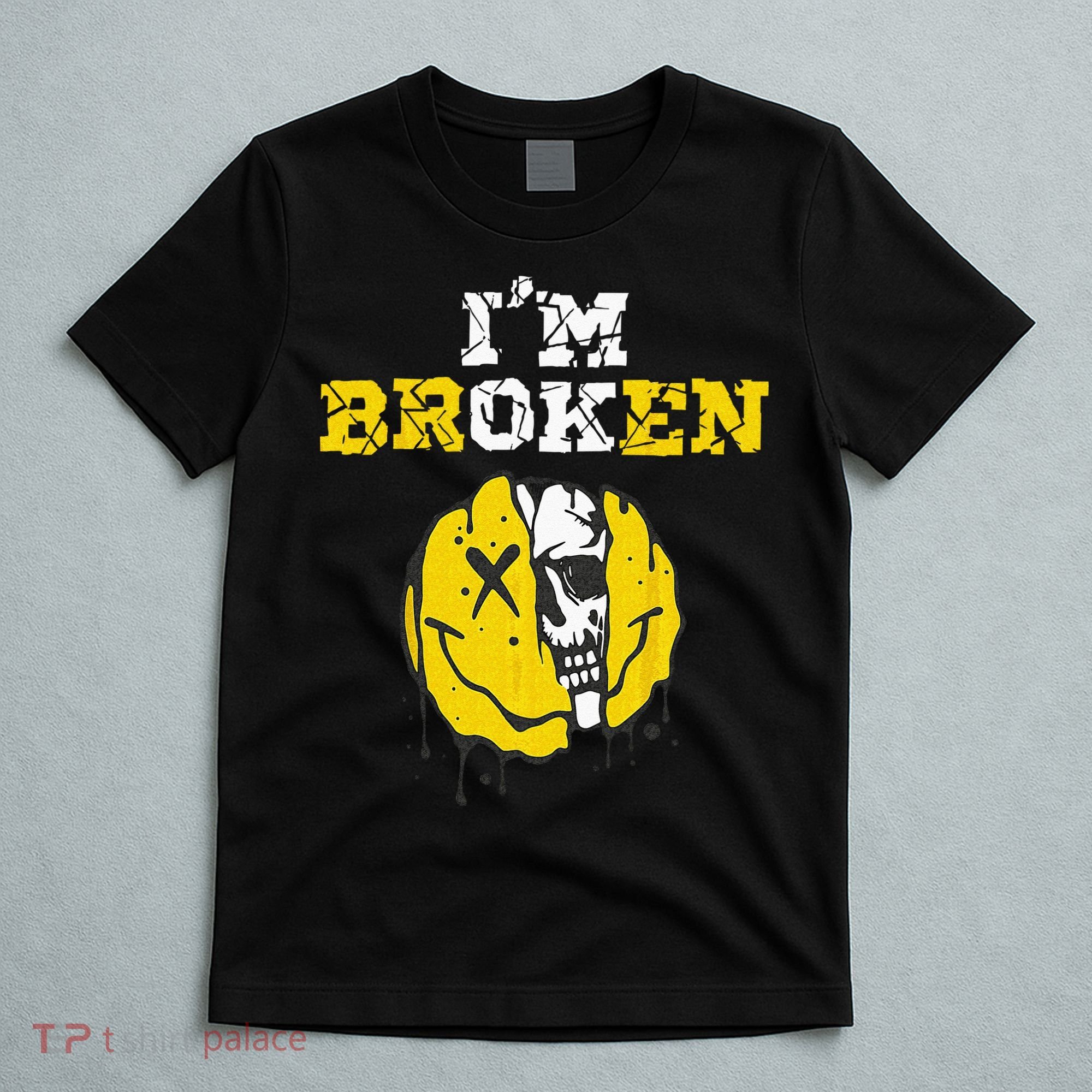 IM Broken Workout Running Invisible Illness Im OK Broken T-Shirt