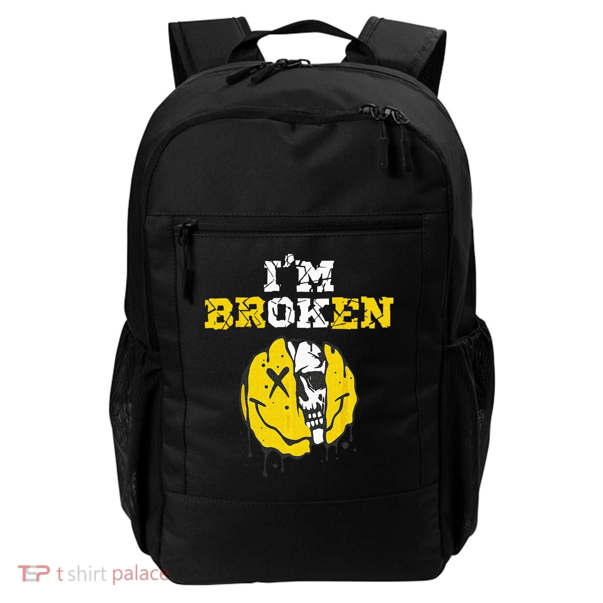 IM Broken Workout Running Invisible Illness Im OK Broken Backpack