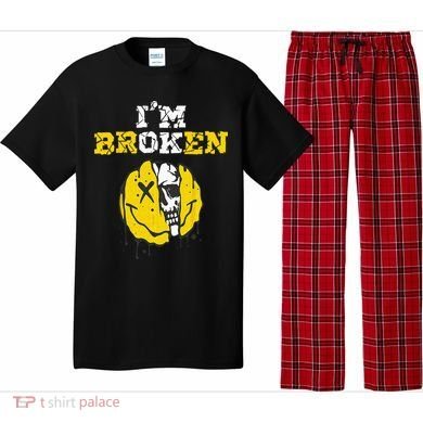 IM Broken Workout Running Invisible Illness Im OK Broken Pajama Set