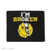 IM Broken Workout Running Invisible Illness Im OK Broken Mousepad thumb 0
