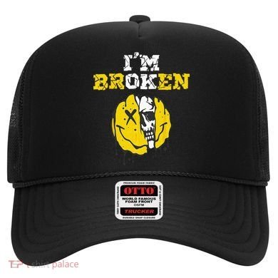 IM Broken Workout Running Invisible Illness Im OK Broken Hat