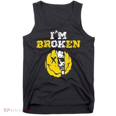 IM Broken Workout Running Invisible Illness Im OK Broken Tank Top