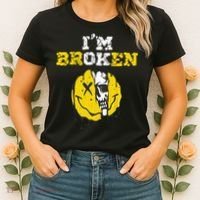 IM Broken Workout Running Invisible Illness Im OK Broken Women's T-Shirt thumb 2