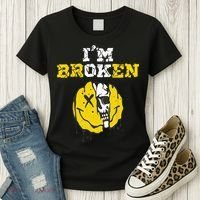 IM Broken Workout Running Invisible Illness Im OK Broken Women's T-Shirt thumb 3