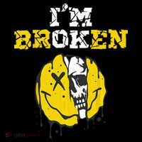 IM Broken Workout Running Invisible Illness Im OK Broken Kids Long Sleeve Shirt thumb 2