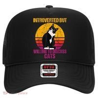 Introverted But Willing To Discuss Cats Hat thumb 0