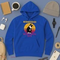 Introverted But Willing To Discuss Cats Hoodie thumb 3