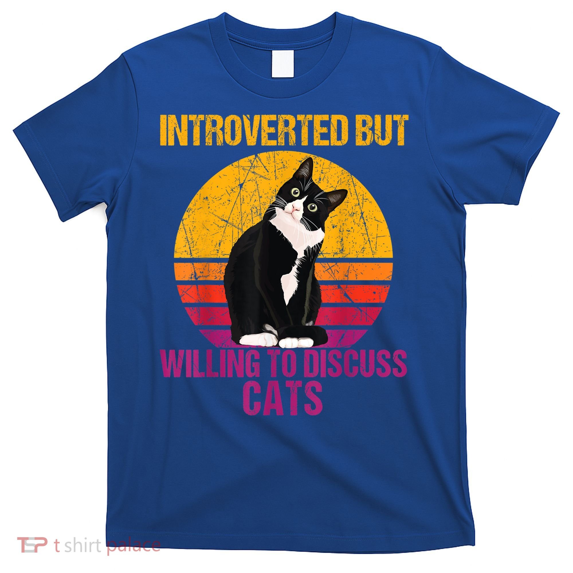 Introverted But Willing To Discuss Cats T-Shirt