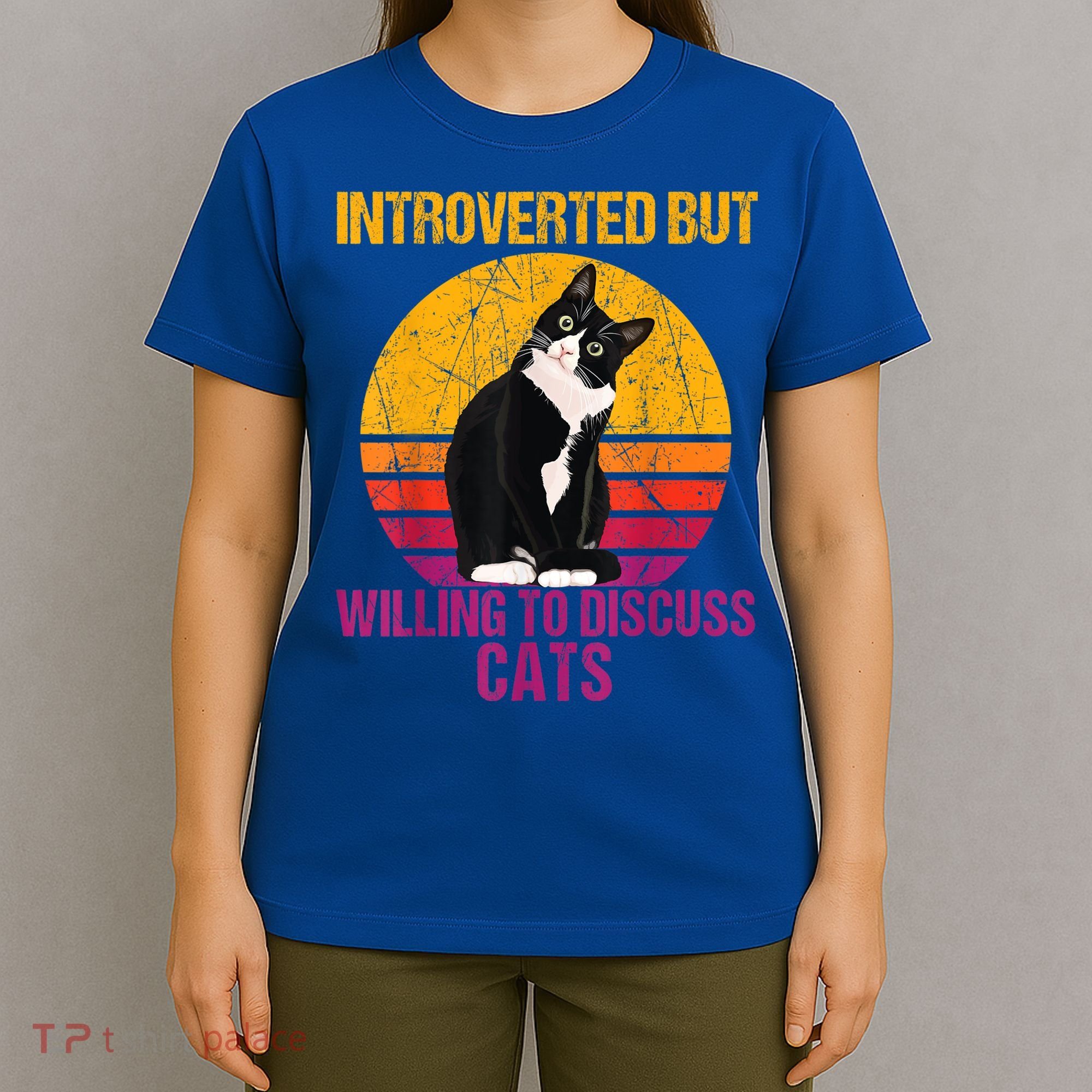 Introverted But Willing To Discuss Cats T-Shirt